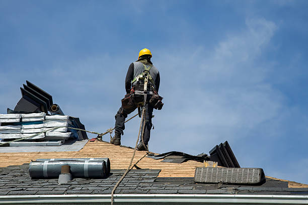 Professional Roof Replacement technician working in Peabody, KS
